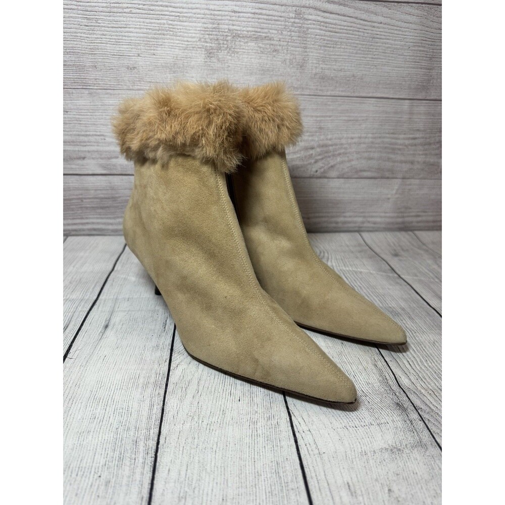 Donald J. Pliner Suede Ankle Boots Women Size 7 1/2